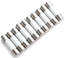 SET OF 10 EACH NEW F30AL250V 30A F30AL 250V CERAMIC FUSES FAST BLOW 5mm X 20mm