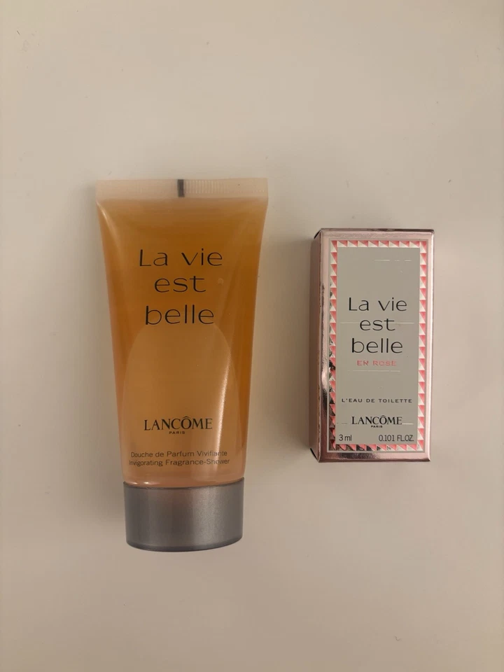 NewLancôme Set La Vie Est Belle En Rose L’Eau De Toilette con Fragancia-Ducha Foto 3 de 4