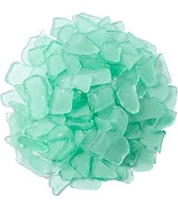 Keedolla Tumbled Sea Glass for Crafts - 40 OZ Flat Frosted Seaglass Pieces...