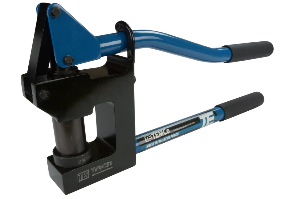 Perforadora de metal Temco Industrial Th0021 - Juego de 3 troqueles 7/8 1-1/8 y 1-11/32 5 - Imagen 4 de 4