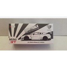 MINI‑GT # LB‑Works Nissan GT‑R R35 Matte White 1:64 Diecast Car