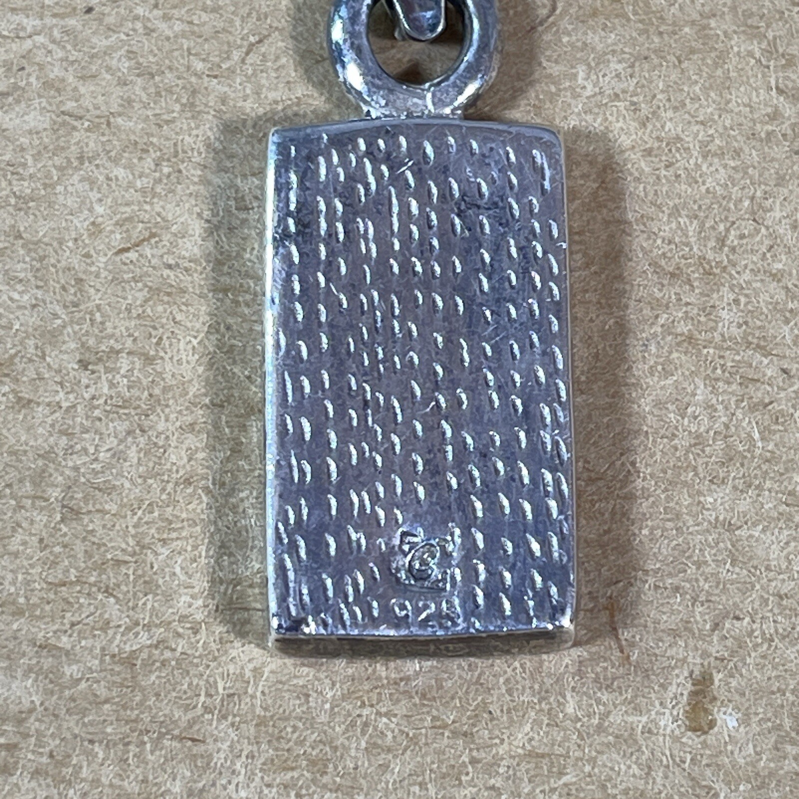 Sterling Silver 925 Rectangular Inlaid Abalone Sh… - image 7