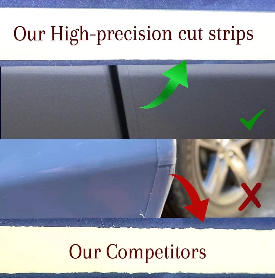 3M 2 Door Edge Scratch Guard Trim Protector CLEAR Strip Scotchgard Car Truck Van - Image 3 of 4