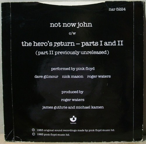 Pink Floyd - Not Now John (7", Single, Pus) - Bild 2 von 4
