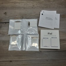 2 Sets Genuine Apple iPad Camera Connection Kit MC531ZM Untested