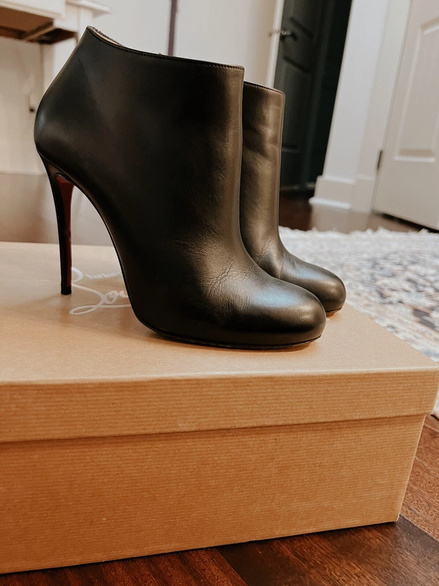 Christian louboutin top bootie heels