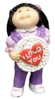 Vintage PVC 1984 Cabbage Patch Mini “I Love You Girl”