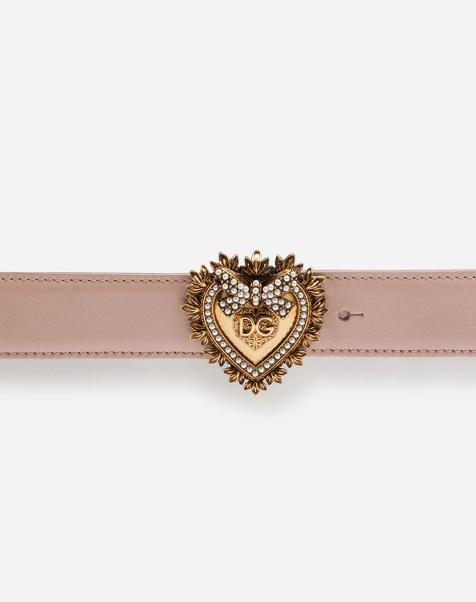 Dolce & Gabbana Devotion Buckle Belt Bags Belt Embellished