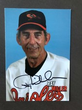 Baltimore Orioles RAY MILLER autographed Team Issue Postcard