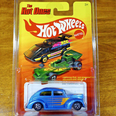 Hot Wheels The Hot Ones Fat Fendered '40 Blue BW Blackwall 2011 40's Ford 2-Door