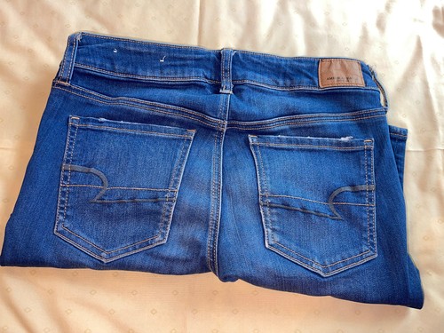 American Eagle JEGGING 4 pocket SUPER Stretch X Girls/womens Jeans Size 6 - Picture 5 of 10