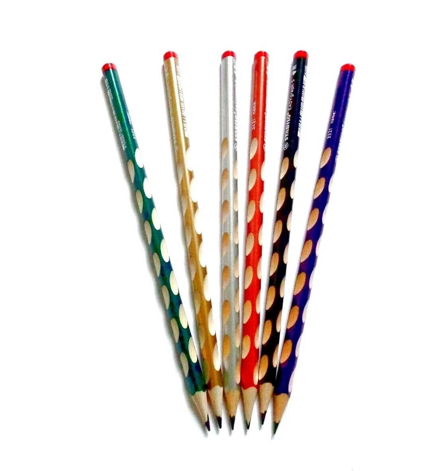 2 x Stabilo EASYgraph S Schmaler Bleistift HB f.Schreibanfänger f. Rechtshänder