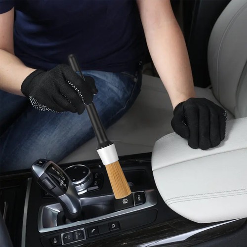 5Pcs Car Detailing Brush Cleaning Brush Set For Wheels Engine Emblems Air Vents - Picture 4 of 9
