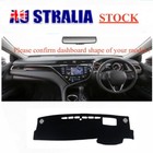 Black Dash Mat Cover Dashboard Carpet For Toyota Camry HUB 2018-2024