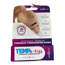 Temp - N -Toss Forehead Thermometer Strips, 6 Strips