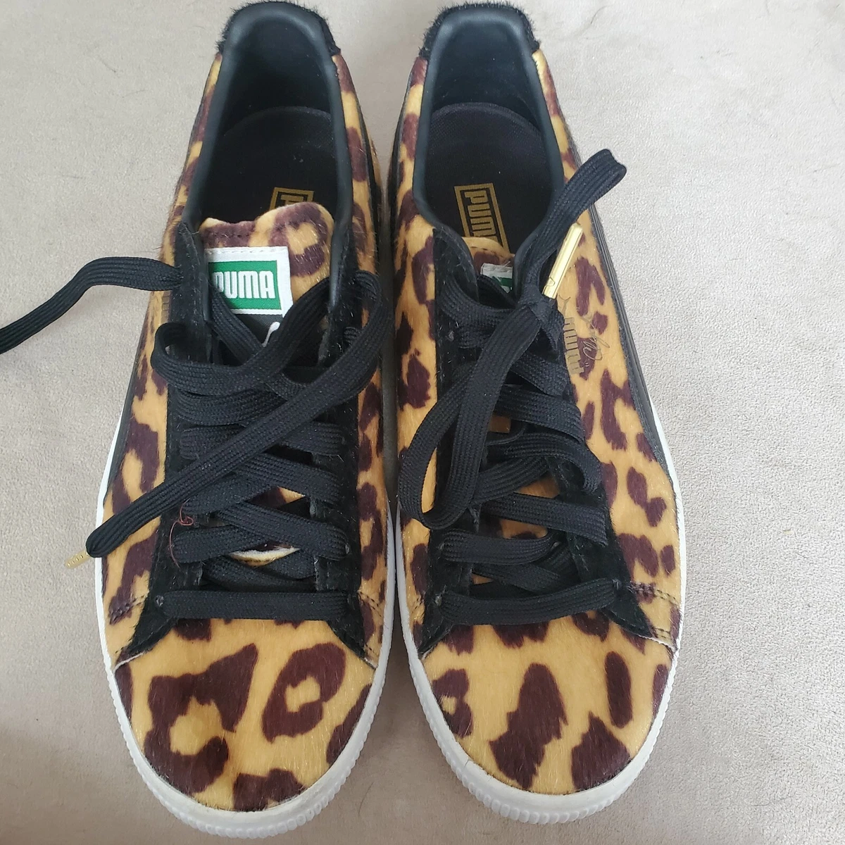 Puma Clyde cheeta Print