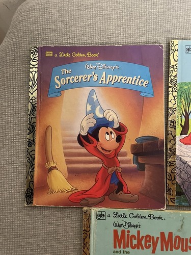 Vintage Little Golden Book Lot of 9 books - Walt Disney, Mickey Mouse - Picture 2 of 16