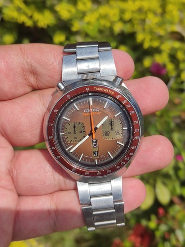 Vintage Original Seiko Bullhead 6138 0040 SpeedTimer, Chronograph Automatic  | eBay