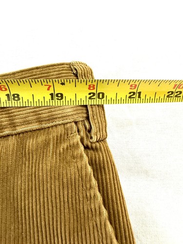Orvis Men’s Pants 42 Corduroy Flat Front Mocha Brown Size 42x27 EUC - Picture 8 of 12