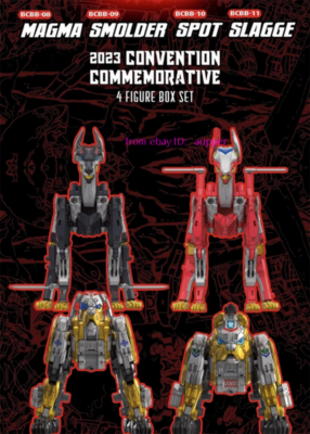 52 Megabox Beastbox 2023 Botcon Dinoforce Cauldron Of Fire Limited