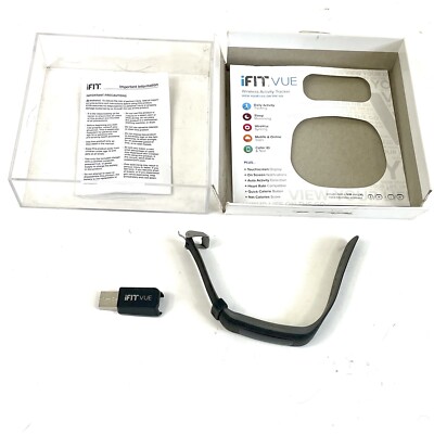 iFit Vue Wireless Activity Tracker Black Touchscreen iPhone Android L