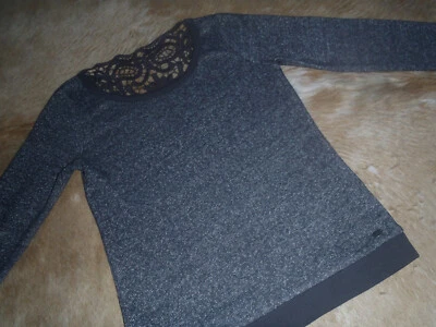 Only Damen Pullover langarm Gr. S Grau Meliert schöner Rücken Secondhand ansehen - Bild 1 von 4