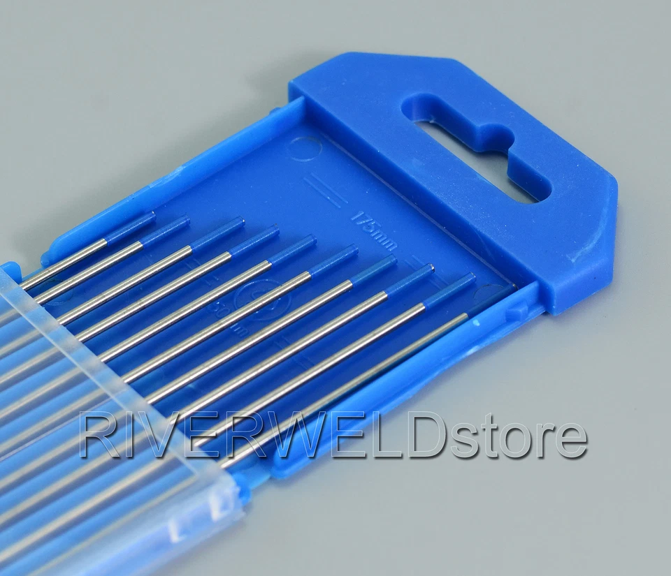 Electrodo de tungsteno de soldadura 2 % lantano WL20 TIG 1/16"x 6" (1,6 mm x 150 mm), 10 piezas Foto 2 de 4