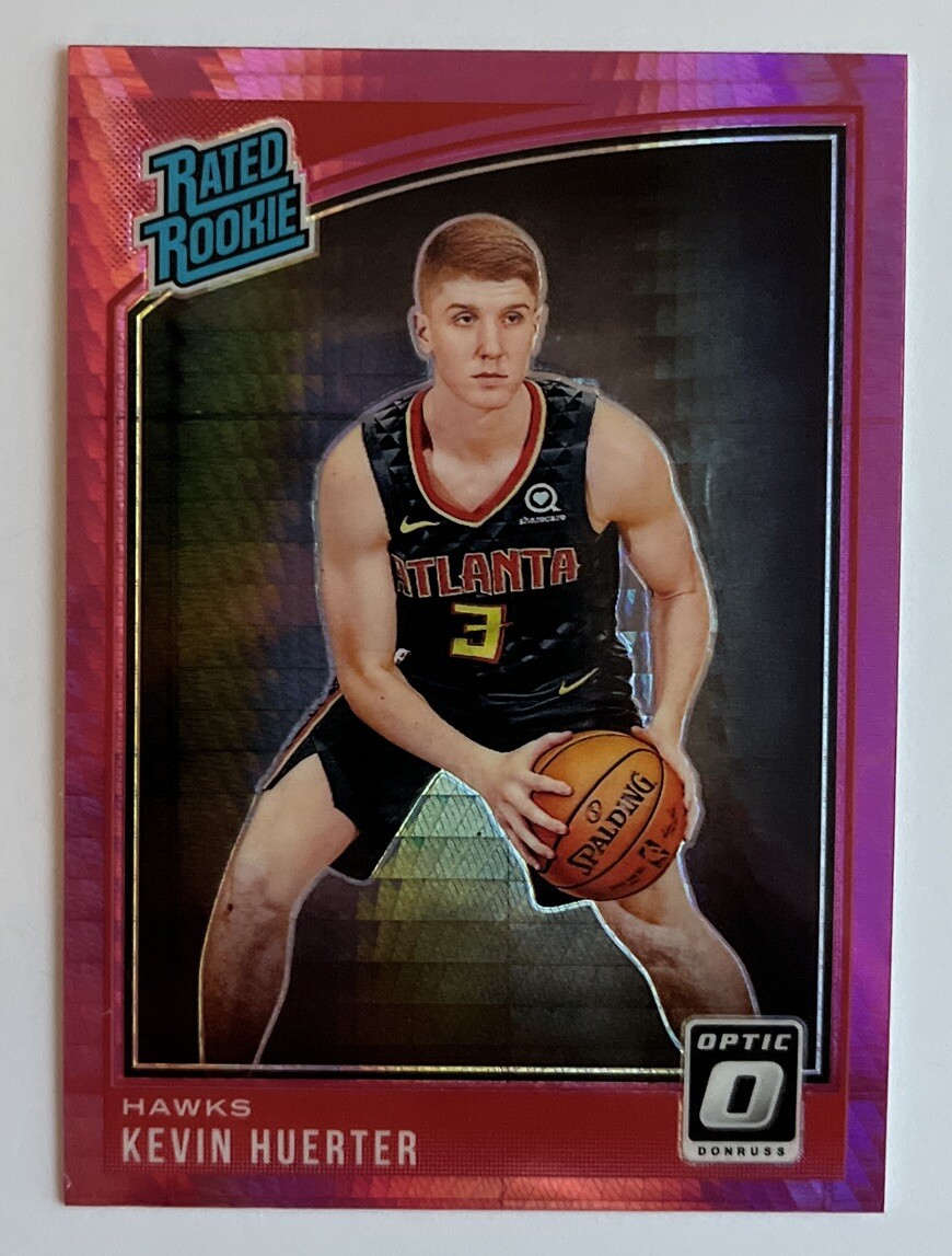 Kevin Huerter 2018-19 Donruss Optic Rated Rookie #184 HYPER PINK PRIZM Hawks RC
