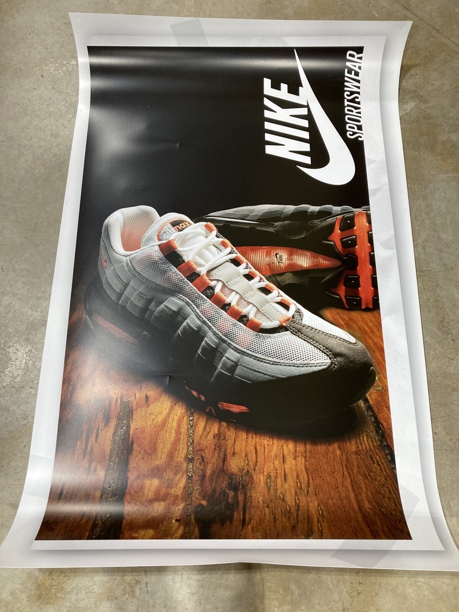 Vintage Poster Nike Airmax 95 ad Foot Action 2011 Promo