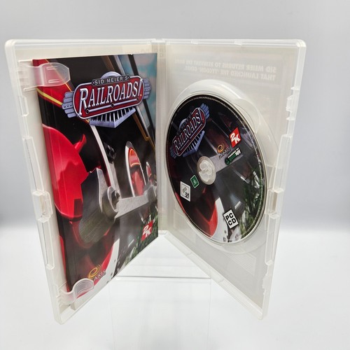 Sid Meier's Railroads! Windows XP / 2000 PC CD-ROM Game in Retail Box - LIKE NEW - Picture 2 of 3