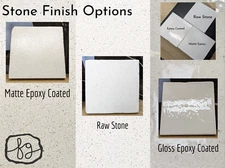 MATTE Epoxy Coating Service for Stone Aqua Vessel Sink (NOT SOLD SEPARATELY)