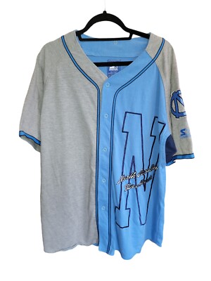 VGC! VTG Starter North Carolina Tar Heels Baseball Jersey Sz Large