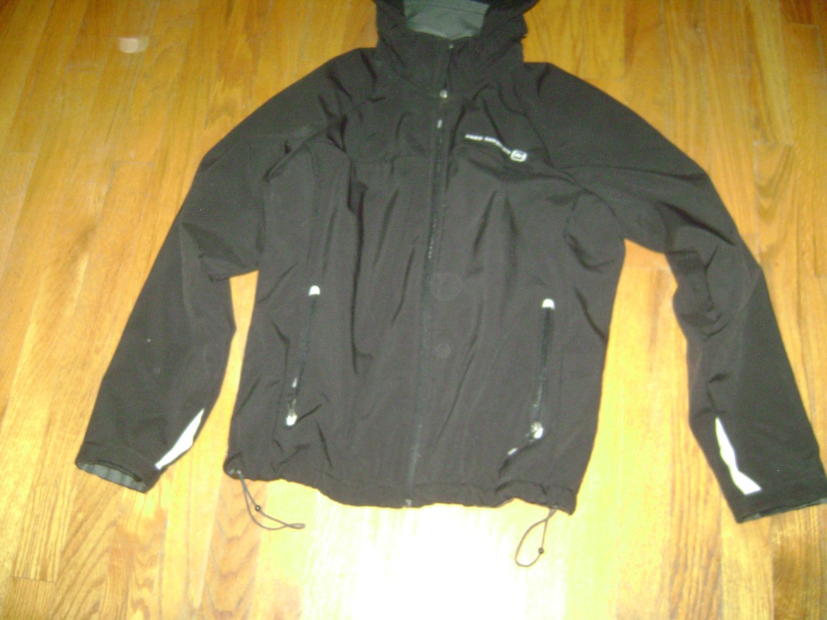FREE COUNTRY BOYS HOODED JACKET COAT Size L 14 / 16 BLACK
