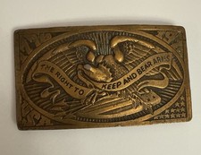 Belt Buckle The Right To Bear Arms 1776 1976 C.P. Romano 1974