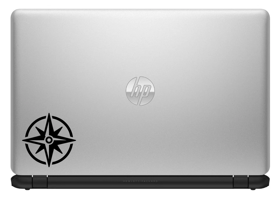 Calcomanía adhesiva de vinilo rosa brújula para ventana de automóvil computadora portátil regalo y más Foto 3 de 3