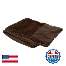 Furhaven Replacement Dog Bed Cover Plush  Suede Sofa-Style, Machine Washable