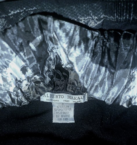 Chaqueta elegante Alberto Makali cremallera frontal ajustada talla pequeña cuello en capas ¡Muy bonita! - Imagen 4 de 13