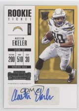 2017 Contenders Rookie Ticket/Rookie Ticket Variation Austin Ekeler Auto 06bg