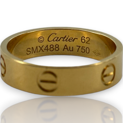 MO- 専用　Cartier K18YG 750 ゴールド Cartier 18kt 750 Yellow Gold Love Band Wedding Size 62 | eBay