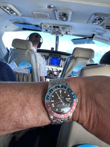 vintage rolex gmt master 1675 pepsi bezel