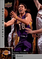 2009-10 Upper Deck First Edition #74 Sasha Vujacic - BSK