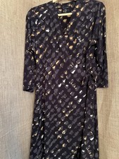 H By Halston Women's MulticolorWrap Dress, Size Large