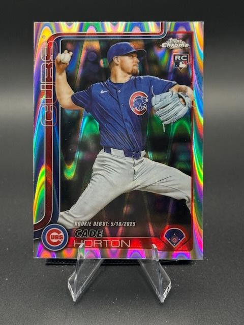 2025 Topps Chrome Update #USC102 Cade Horton RayWave Refractor Rookie RC