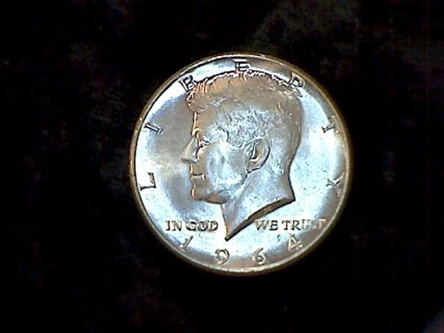1964 BU Kennedy Silver Half Dollar
