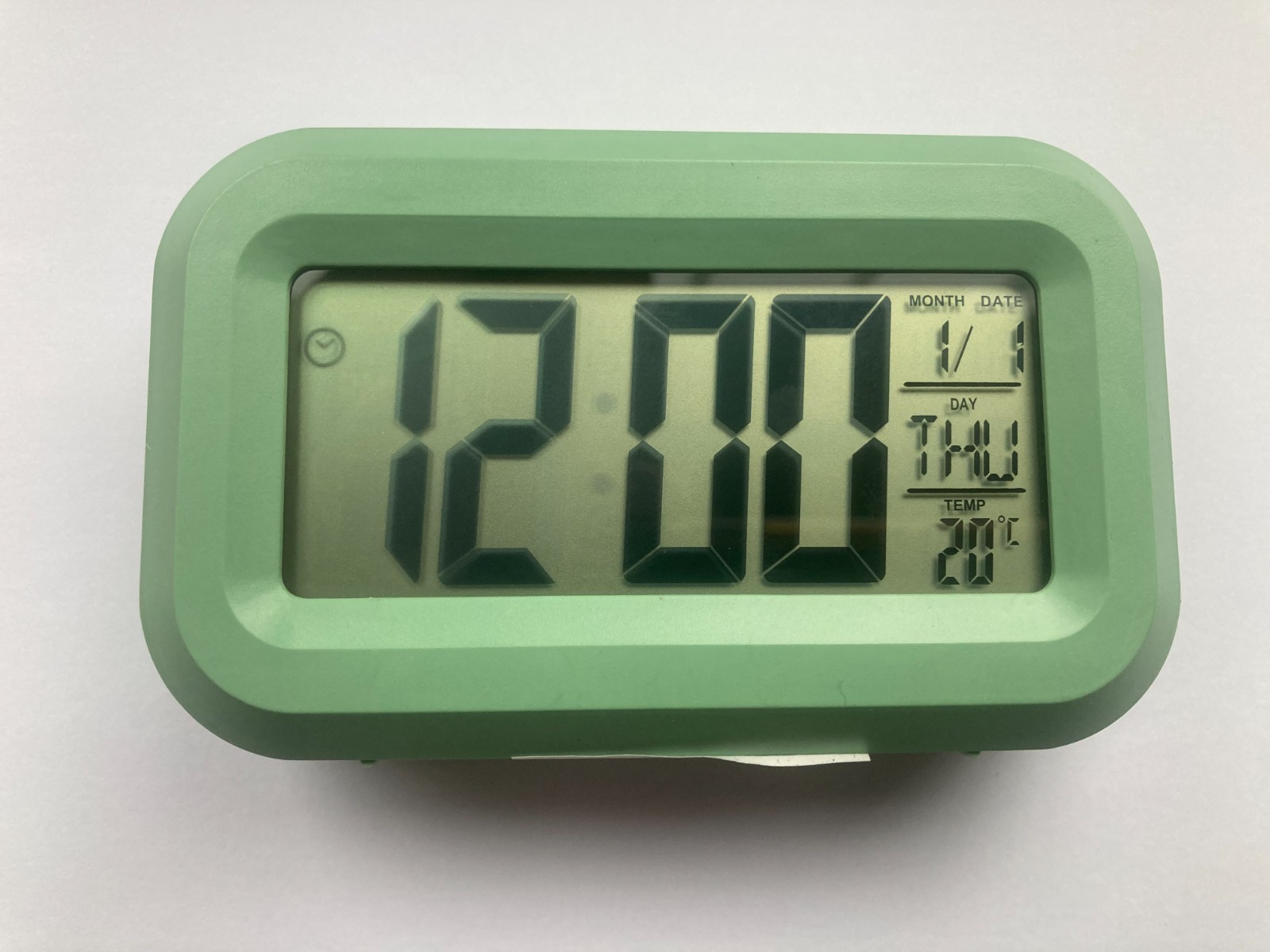 Hometime Compact Travel LED Clock Lightweight, Digital Display, Alarm Function