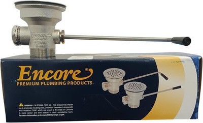 Encore D50-7200 Twist Handle Drain, 3-1/2'' Sink Opening, 2'' Outlet