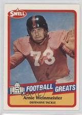 1989 Swell Football Greats Arnie Weinmeister #123 HOF 1i3