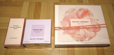 Narciso Rodriguez for her EDT & Creme BOX + NARCISO Radiante + all of me floral