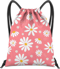 Drawstring Backpack for String Bag Waterproof Cute Sports Beach Swimming Travel