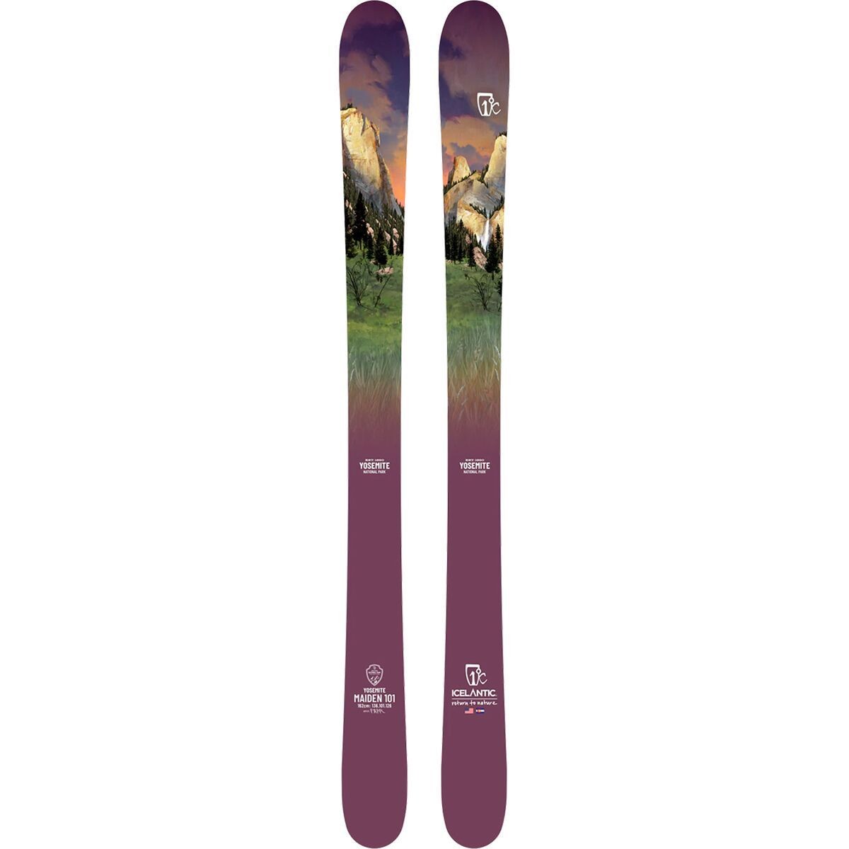 Icelantic Yosemite Maiden 101 Ski - 2025 - Женские однотонные, 169 см